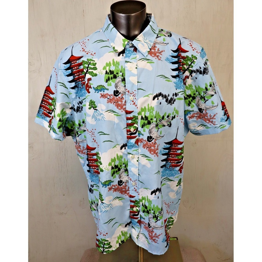Mens Firefly x Lootwear Limited Edition Hawaiian Shirt Size 3XL Dinosaurs Crane